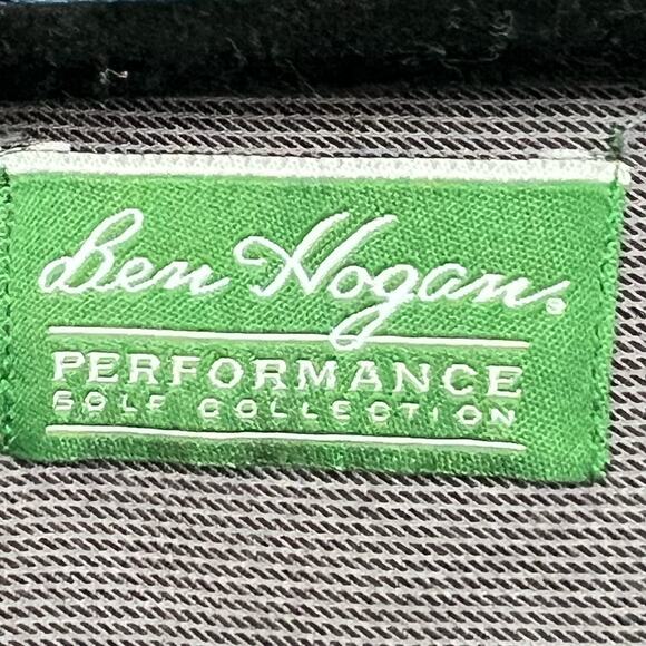 Ben Hogan Men's Shirt Size XL Golf Collection Gray Button Down Short Sleeve - Picture 7 of 8